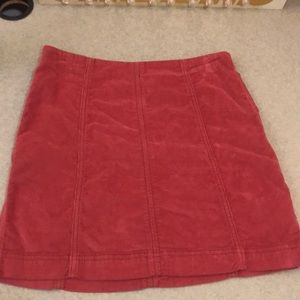 Free People Corduroy Skirt